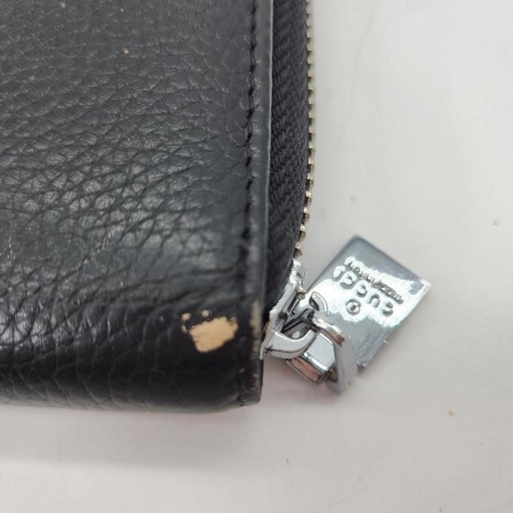 Gucci Black Leather Wallet Ziparound - Picture 3 of 9